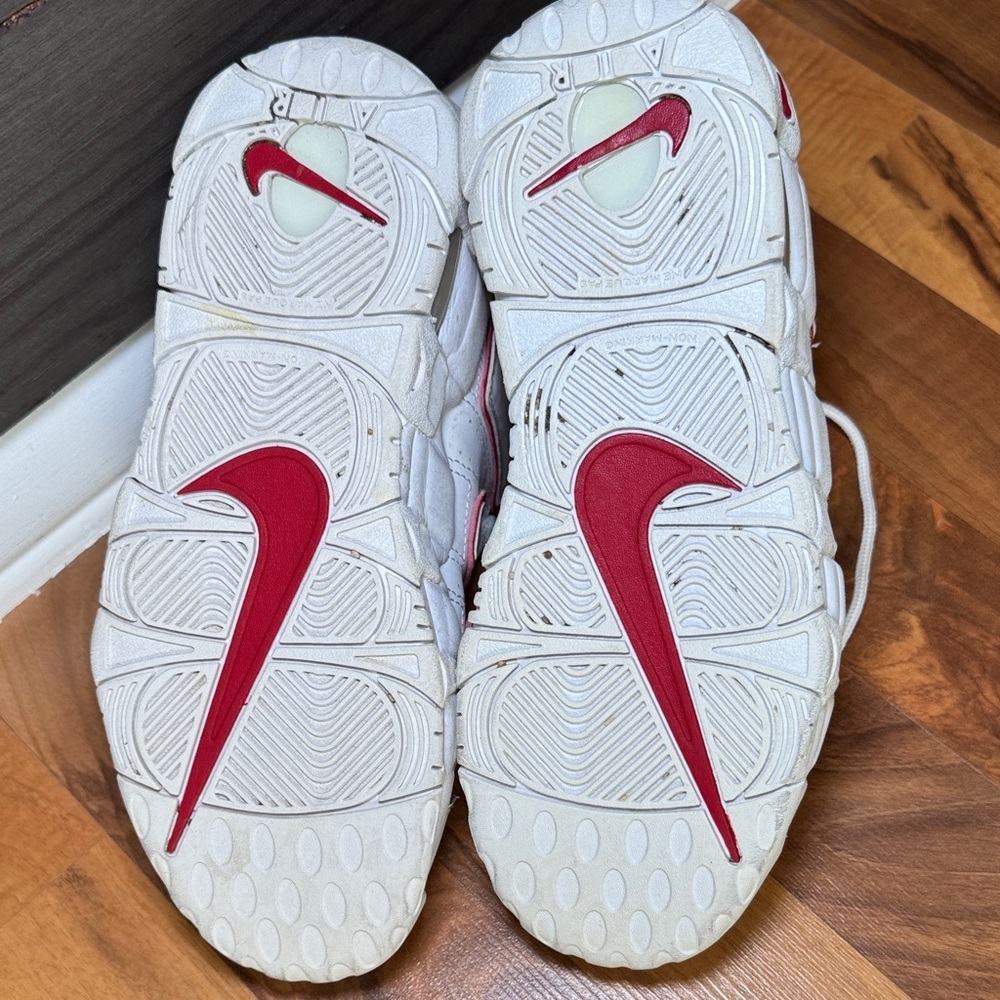 Nike Air More Uptempo (GS) big kids shoes white-US size 5.5Y DJ5988-100 - Picture 9 of 9